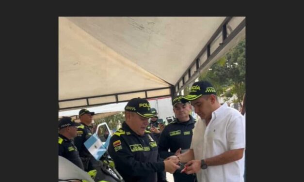 Sitionuevo ahora estará más seguro tras la entrega de parque automotor a la Policía