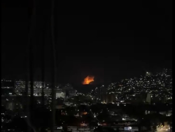 Los puntos en Venezuela donde se reportaron explosiones en la madrugada de este 3 de enero: cerca de objetivos militares