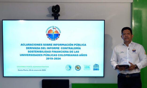 «Solidez financiera de UNIMAGDALENA no está en duda»: Rector Vera