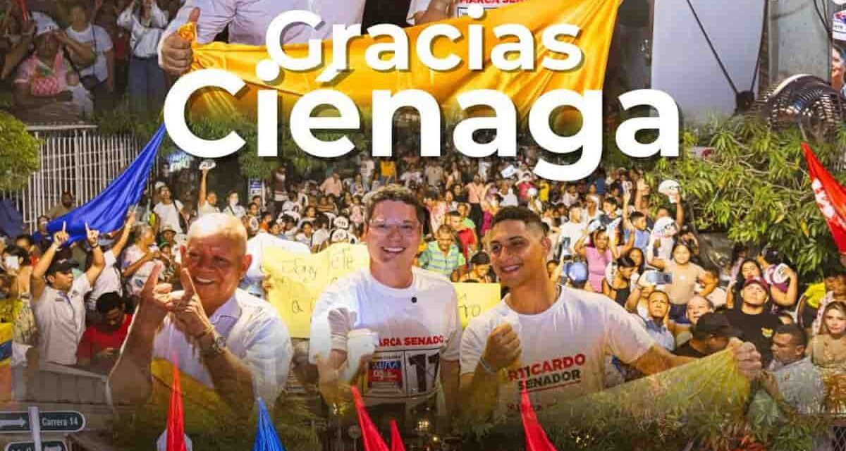 Ciénaga replica lo vivido en todo el Magdalena, Ricardo Diazgranados es el futuro senador