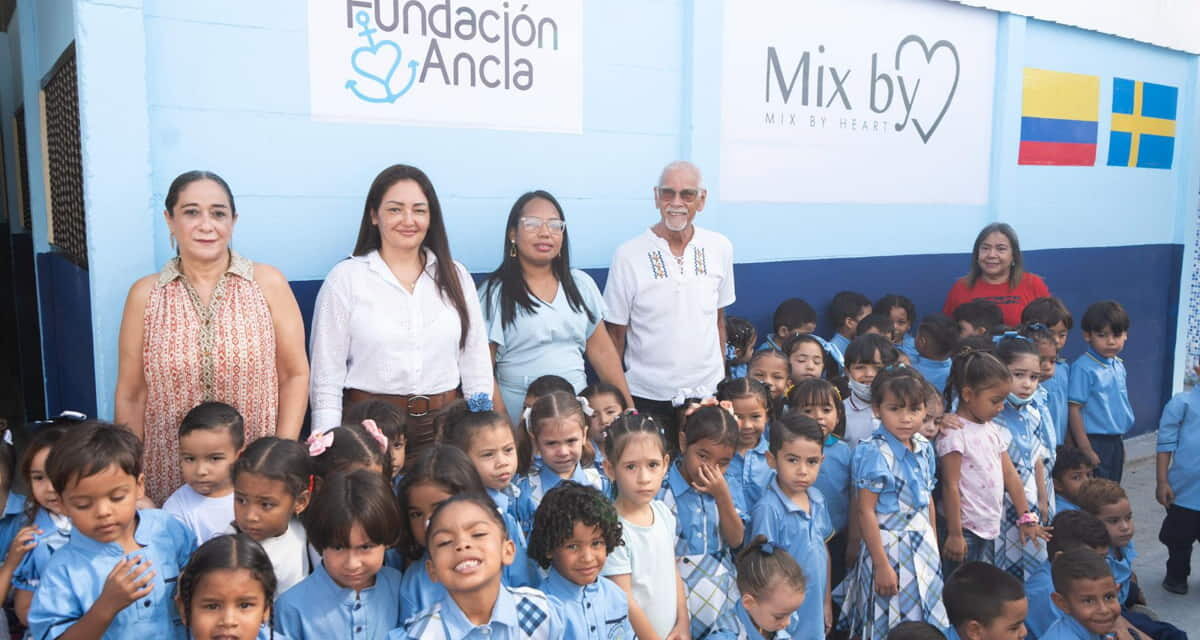 Alcaldía y Fundación Ancla entregan dos nuevas aulas en la Normal San Pedro Alejandrino para Pre-Escolar