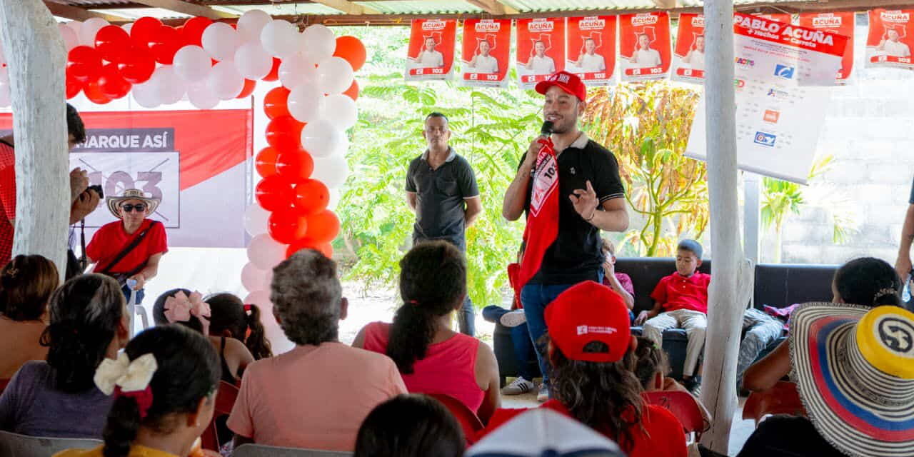 Pablo Acuña cierra  campaña en su tierra El Banco: +Hechos y – Carreta