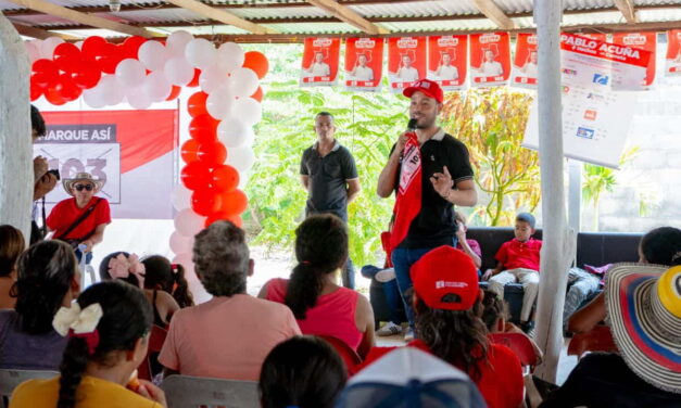 Pablo Acuña cierra  campaña en su tierra El Banco: +Hechos y – Carreta