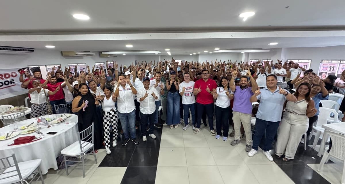 Ricardo Diazgranados el apoyo ciudadana en Pivijay, Aracataca, Fundación y la alegría del barrio Pescaito