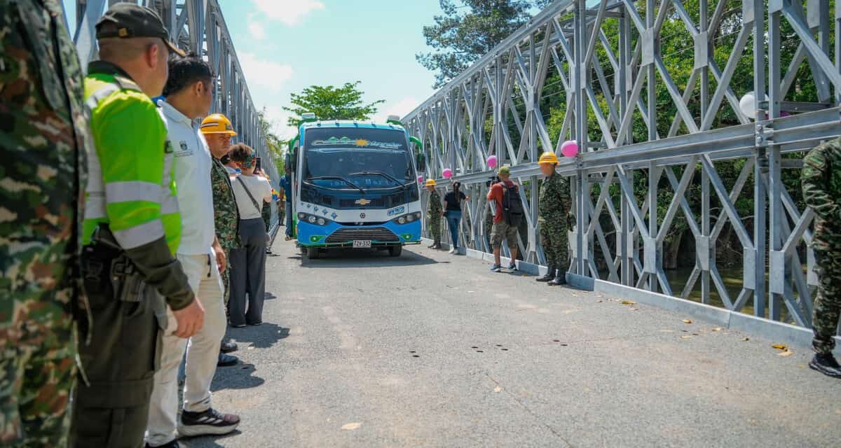 “Le cumplimos a la gente de Mendihuaca y en tiempo récord entregamos el nuevo puente para impulsar el turismo en Semana Santa”: Margarita Guerra