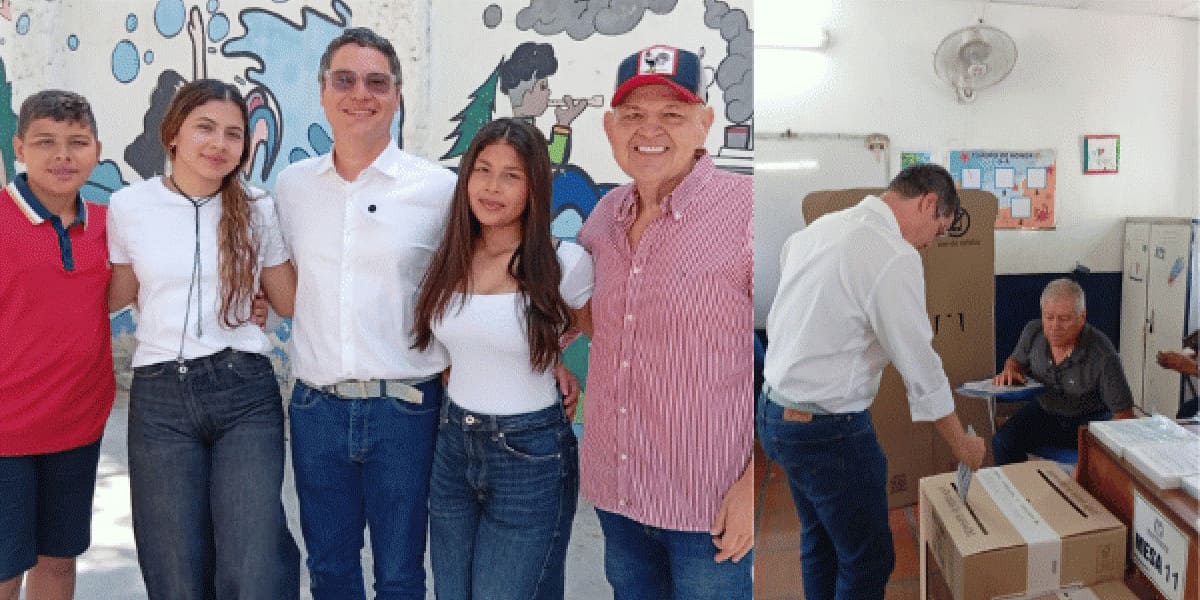 “Voté y sentí la satisfacción del deber cumplido”: Ricardo Diazgranados