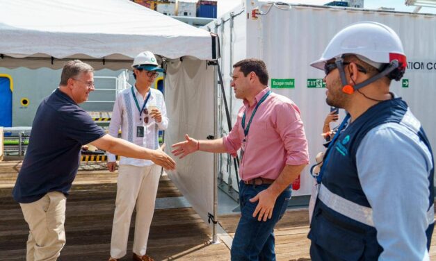Santa Marta recibe al buque australiano “Green Pioneer”, referente mundial en materia de innovación marítima sostenible