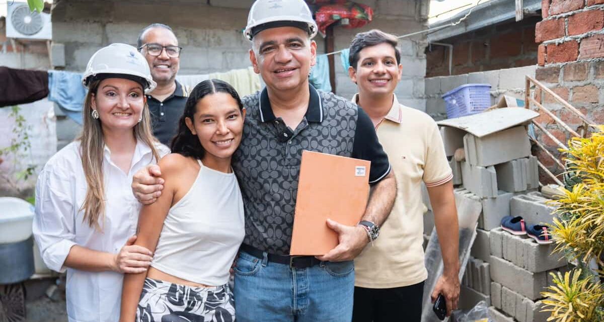 «En el Oasis 44 familias verán el mejoramiento de sus viviendas»: alcalde Pinedo Cuello