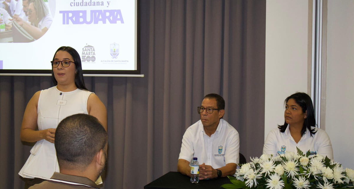 Con jornada pedagógica en Cámara de Comercio, Alcaldía fortalece la cultura tributaria en Santa Marta