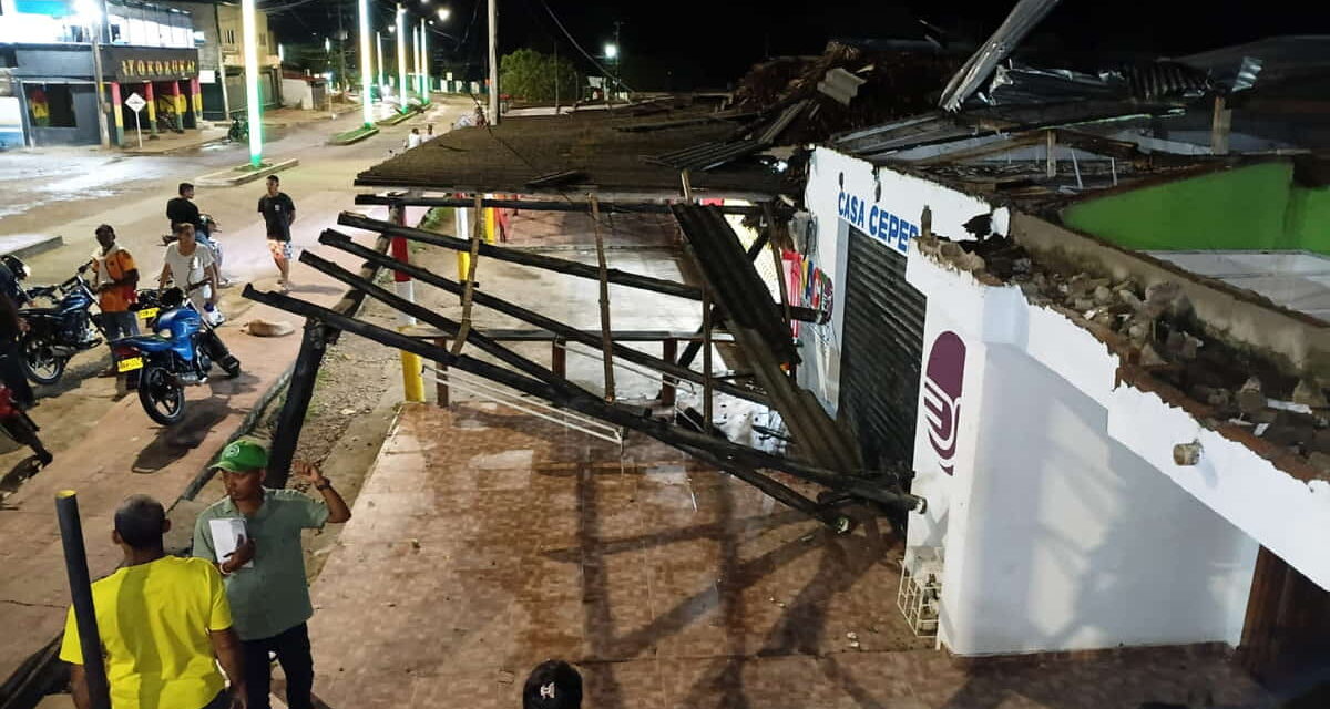 Gobernación atiende a población afectada por fuerte vendaval que azotó a Chibolo, Pivijay, Zapayán y Concordia