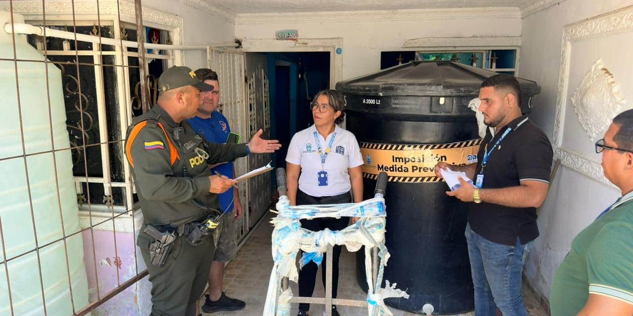 Por captación ilegal de agua, el DADSA ordenó cierra de establecimiento en Santa Marta