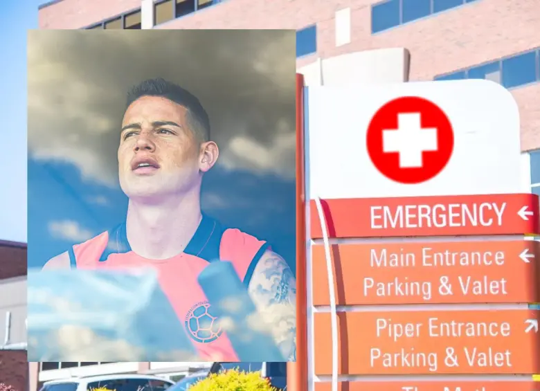 James Rodríguez sufrió una deshidratación severa que lo llevó a ser hospitalizado