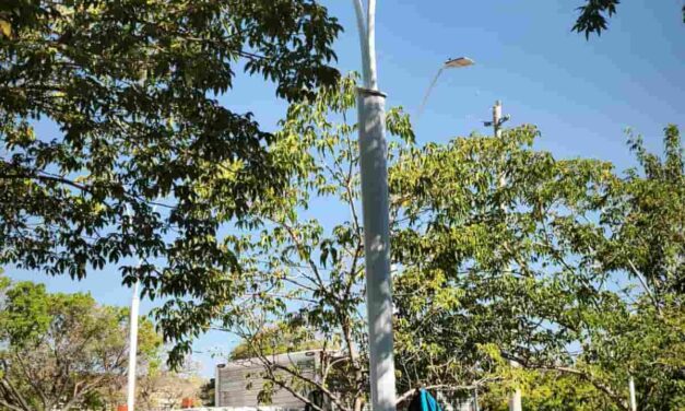 Ya son 244 nuevas luminarias instaladas en el Polideportivo por la Alcaldía Distrital