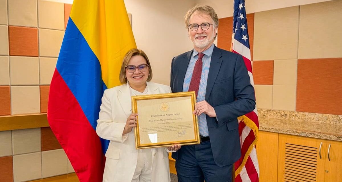 Gobierno de los Estados Unidos exalta gestión de la gobernadora Margarita Guerra