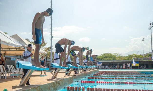 Un fin de semana cargado con la emoción de la Natación en Santa Marta,  más de 400 atletas  del Caribe presentes