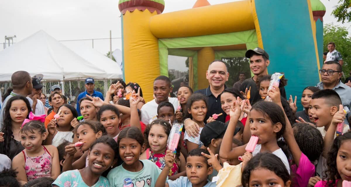 La niñez como corazón de la Alcaldía al Barrio en Cristo Rey: Más de 200 menores disfrutaron de actividades