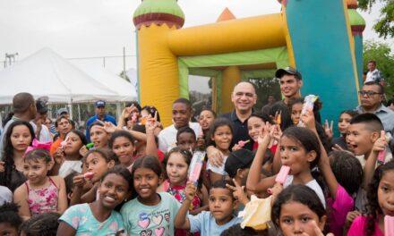 La niñez como corazón de la Alcaldía al Barrio en Cristo Rey: Más de 200 menores disfrutaron de actividades