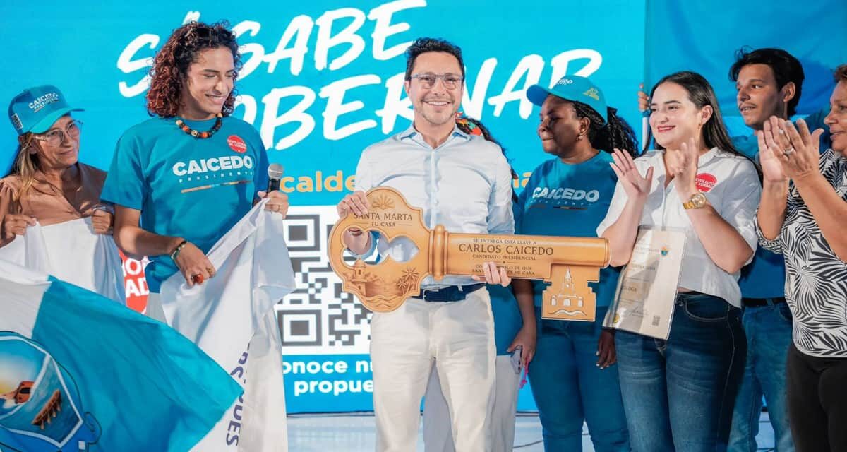 Caicedo profeta en su tierra, !Yo si sé que es  gobernar, aseguró el candidato presidencial