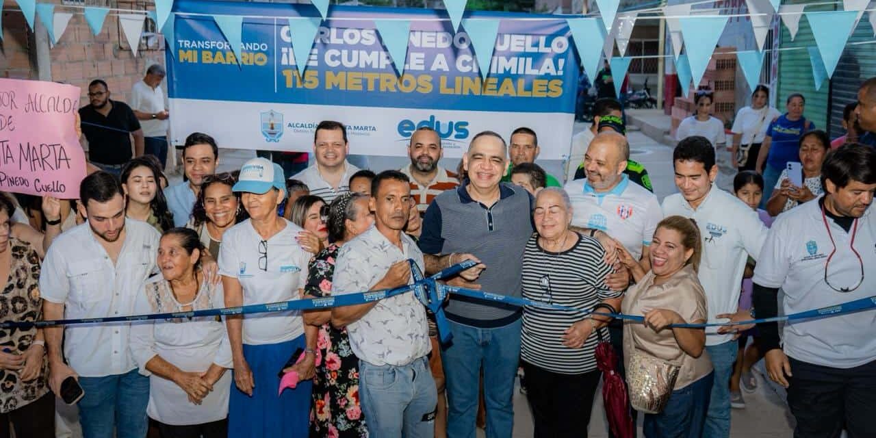 ¡De las promesas a los hechos! Alcalde Carlos Pinedo Cuello entregó nueva vía en Chimila para dignificar a la comunidad