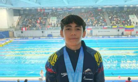 Samuel Echeverri,  figura de la natación samaria 2 Bronce en Campeonato Internacional Promesas Olímpicas Chile