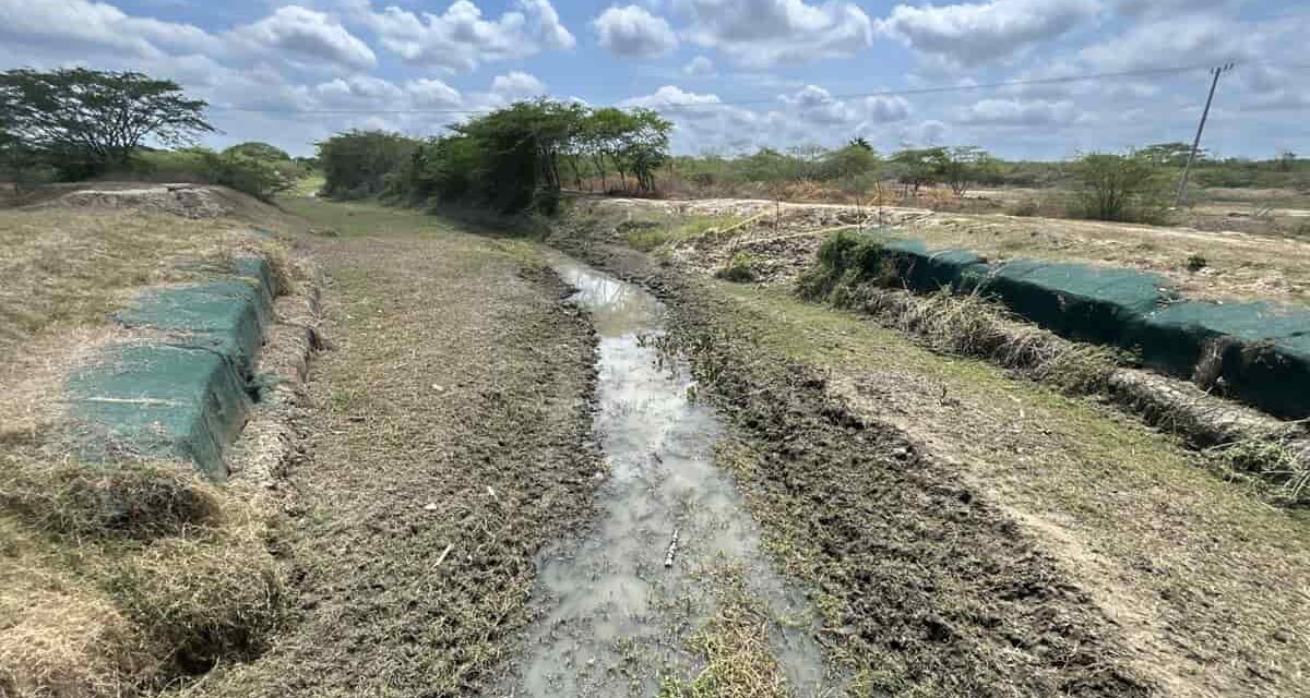‘El Niño’, disminuye caudal del río Magdalena y afecta ingreso del agua a los caños de la Ciénaga Grande en el área de Remolino