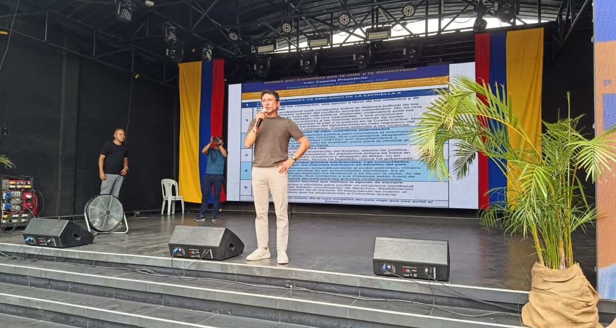 “Nos perfila y pone en riesgo vidas y la democracia”, Caicedo a De La Espriella ante lista compravotos