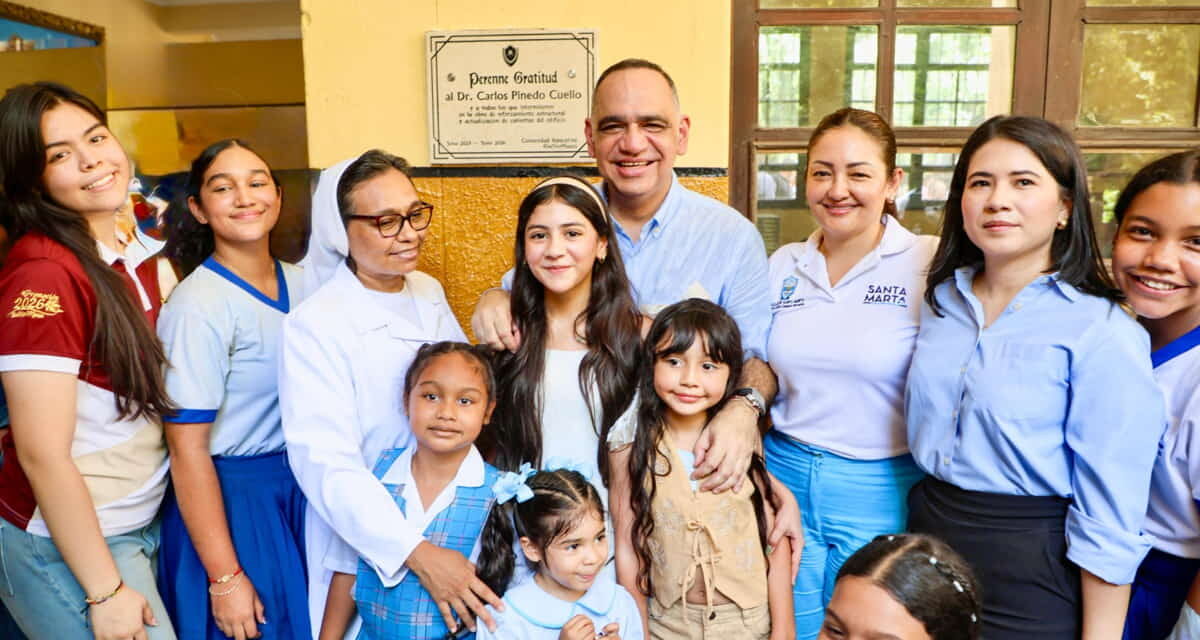 Desde la Normal Superior María Auxiliadora, agradecen al alcalde Carlos Pinedo por renovar su escuela