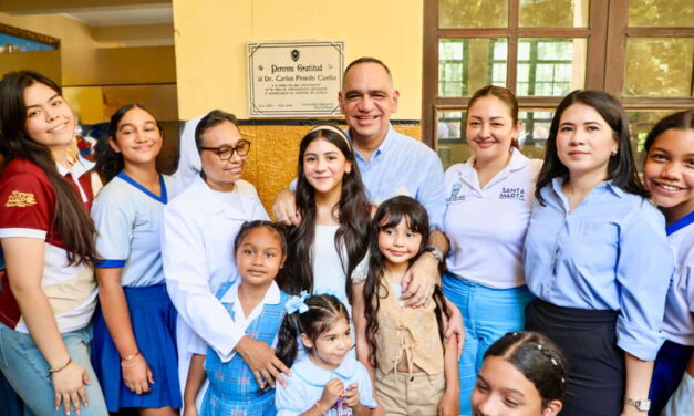 Desde la Normal Superior María Auxiliadora, agradecen al alcalde Carlos Pinedo por renovar su escuela