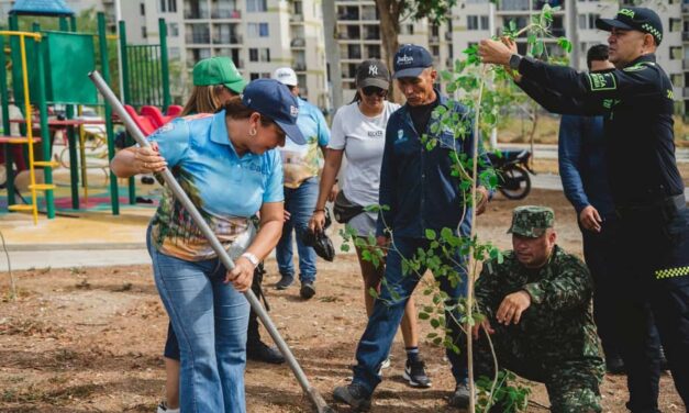 Barrio Curinca ahora con más pulmones, DADSA  arboriza  el parque Reserva