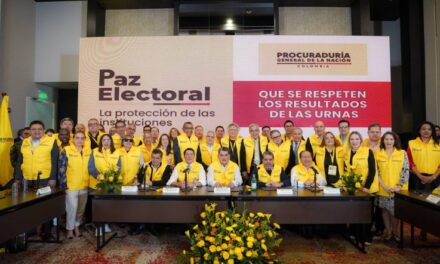 «Los invito a apagar cualquier intento de incendiar el resultado electoral» Procurador General, Gregorio Eljach