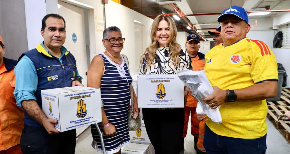 Alcaldía entregó más de mil ayudas a familias afectadas por frente frío