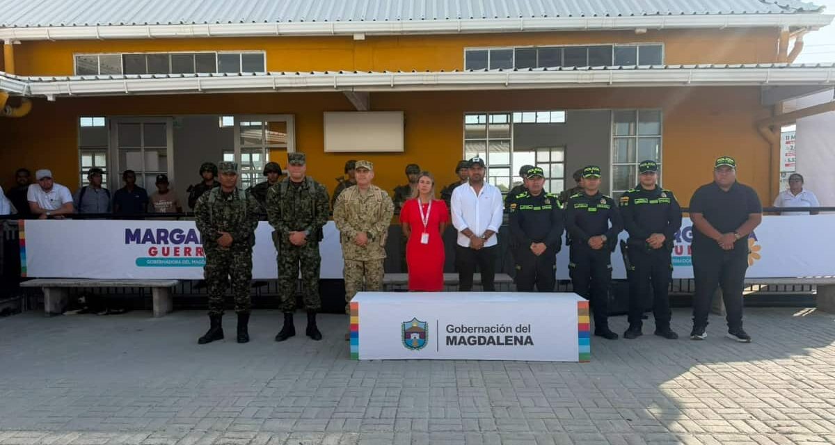 La base militar de Puebloviejo entra en acción, Gobernadora Margarita Guerra lo celebra en beneficio de la seguridad de la Ciénaga Grande