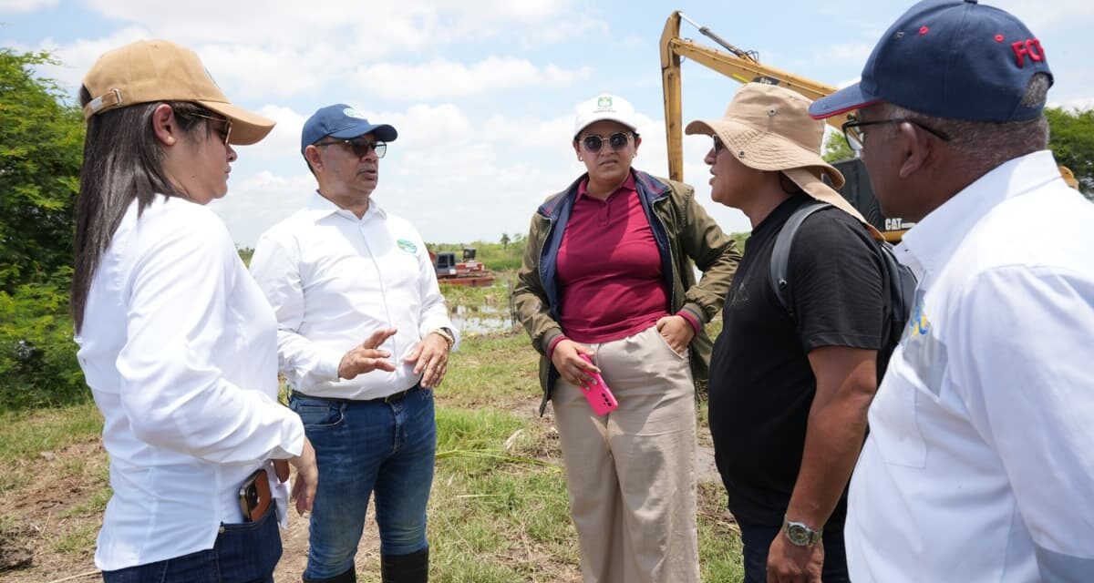 En Remolino CORPAMAG continúa acciones para la recuperación de la Ciénaga Grande con mantenimiento del Caño Condazo
