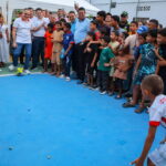 ¡Transformando el deporte! Pinedo entrega cancha múltiple en Zarabanda