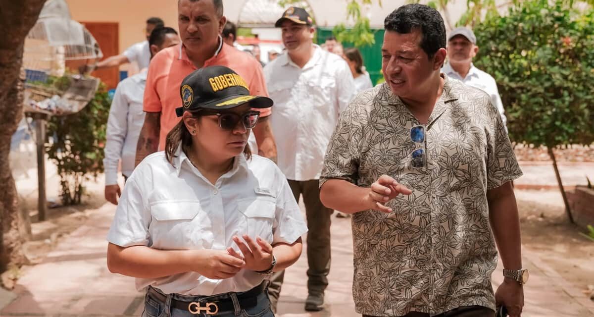 «No voy a permitir obras mal hechas»: Gobernadora Margarita Guerra ordena revisar construcción de la IED de Salamina