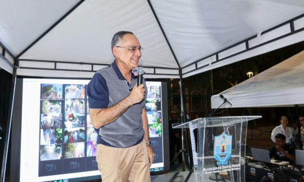 El Centro Histórico de Santa Marta ahora más seguro: Alcalde Pinedo entregó sistema de cámaras de vigilancia