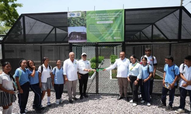 CORPAMAG entrega dos viveros bioclimáticos a instituciones educativas de Pijiño del Carmen y Guamal