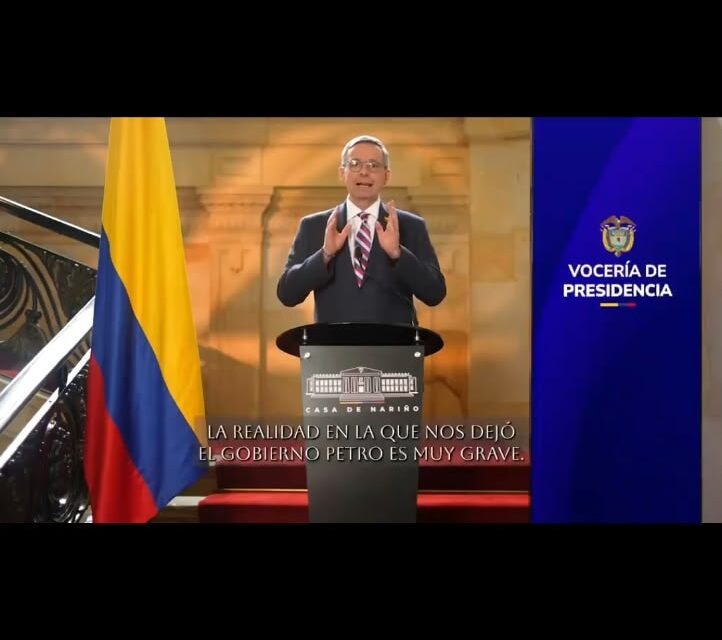 Gobierno De La Espriella pide al FMI evaluar la economía colombiana: «Nos dejaron un desastre fiscal»