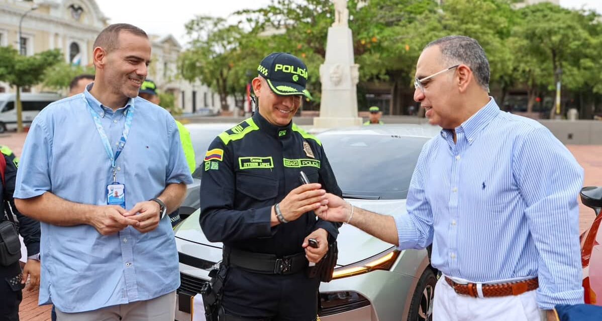 De manera decidida alcalde Pinedo invierte en fortalecer la seguridad en Santa Marta compró nuevos vehículos