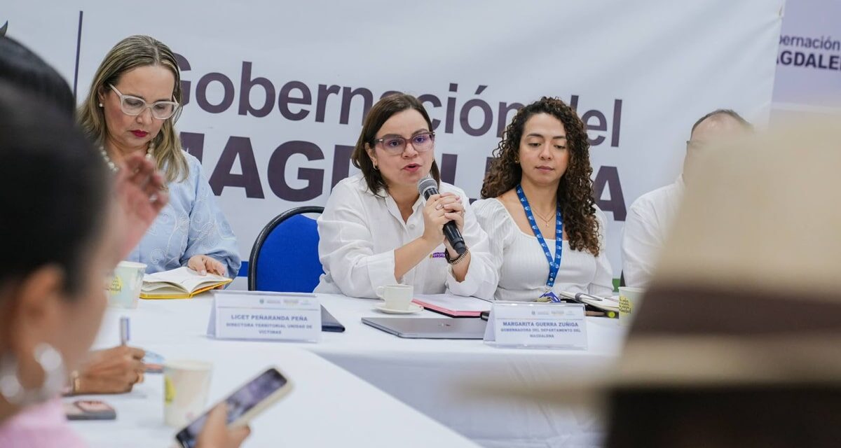 Gobernadora se reúne con líderes de la Mesa de Víctimas del Magdalena y activa ruta de atención prioritaria para poblaciones vulnerables