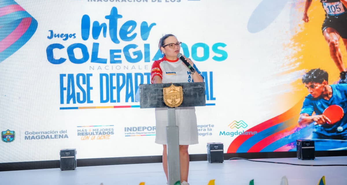Juegos Intercolegiados fase departamental entraron en acción, la llama olímpica invita a competir