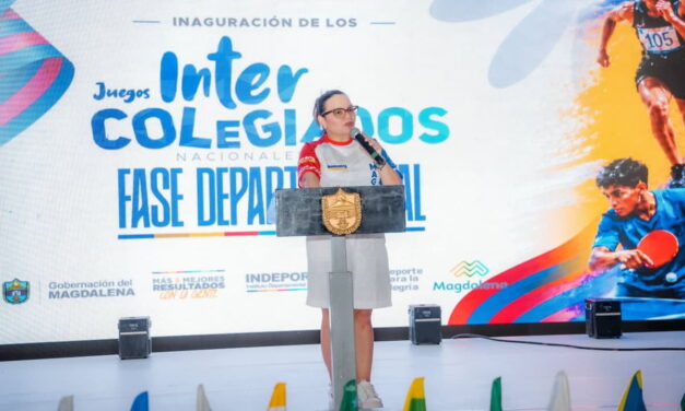 Juegos Intercolegiados fase departamental entraron en acción, la llama olímpica invita a competir