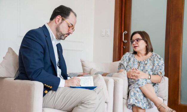 Viceministro Gónima toma nota de la situación de orden público en el Magdalena, Gobernadora Guerra le cuenta