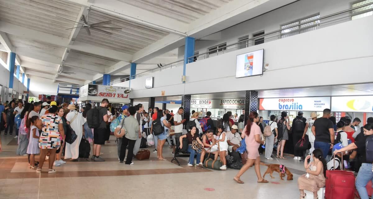 125 mil pasajeros movilizó la Terminal de Transporte de Santa Marta durante la Semana de Receso