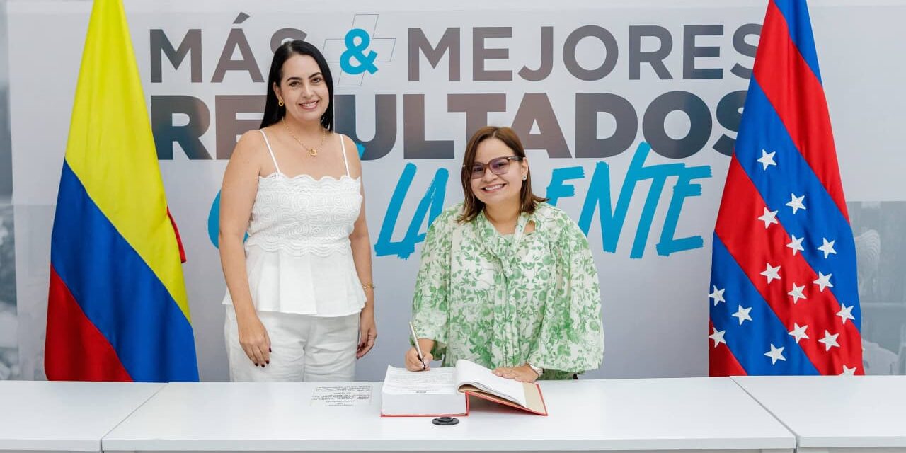 Gobernadora Margarita Guerra posesiona a nueva secretaria de Salud del Magdalena