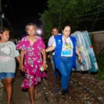 Luego del torrencial aguacero de ayer, Gobierno Pinedo entrega ayudas humanitarias a familias afectadas