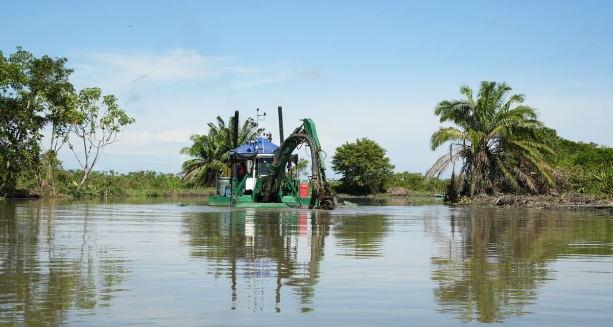 CORPAMAG avanza en la recuperación del cauce del río Sevilla  y su conexión con la Ciénaga Grande de Santa Marta